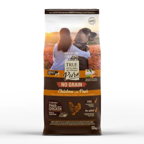 True Origins Pure Grain Free Adult Maxi Pollo pienso para perros
