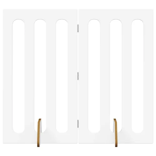 VidaXL Valla plegable de madera para animales