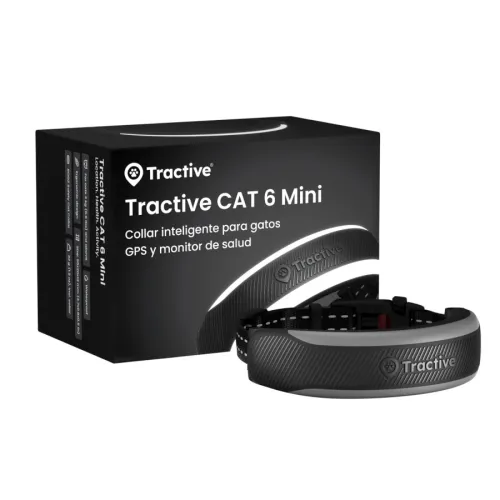 Tractive Cat 6 Mini Negro GPS para gatos