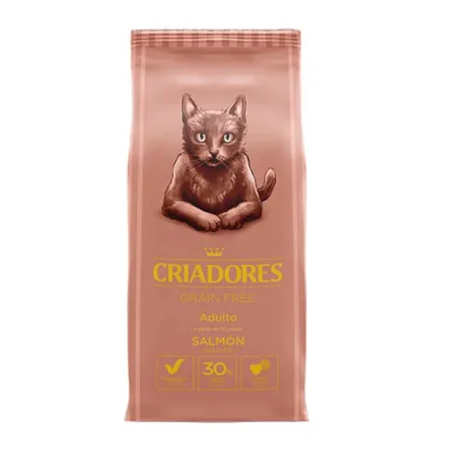 Criadores Adulto Grain Free Salmón pienso para gatos