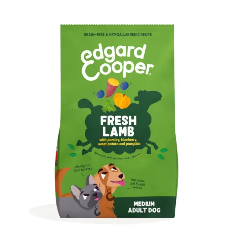 Edgard & Cooper Adult Cordero pienso para perros medianos
