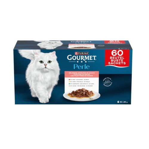 Gourmet Perle Finas Láminas en salsa sobres para gatos