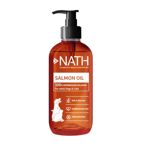 Nath Aceite de Salmón Noruego para Perros y Gatos