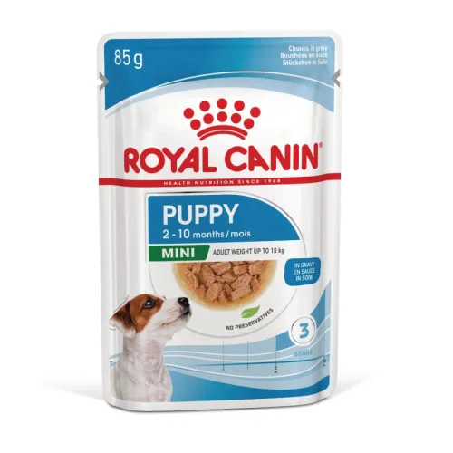 Royal Canin Mini Puppy sobre en salsa