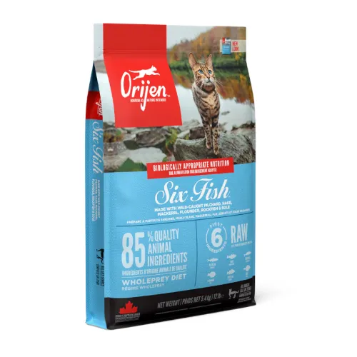 Orijen Six Fish pienso para gatos y gatitos