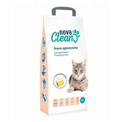 Nova Clean Marsella Arena Aglomerante Perfumada para Gatos