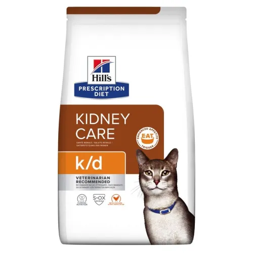 Hills Prescription Diet Kidney Care k/d Pollo pienso para gatos