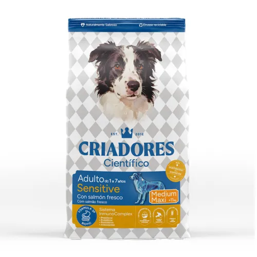 Criadores Científico Sensitive Adulto Medium-Maxi Pienso Salmón para perros