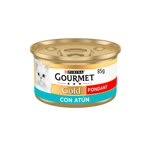 Gourmet Gold Fondant con Atún en paté lata para gatos