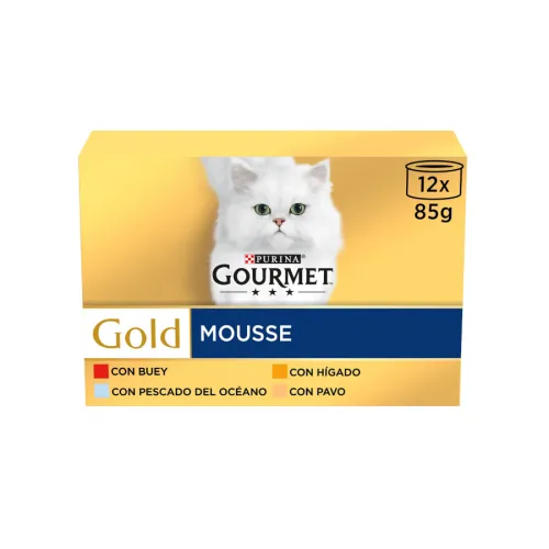 Gourmet Gold Mousse Surtido latas para gatos