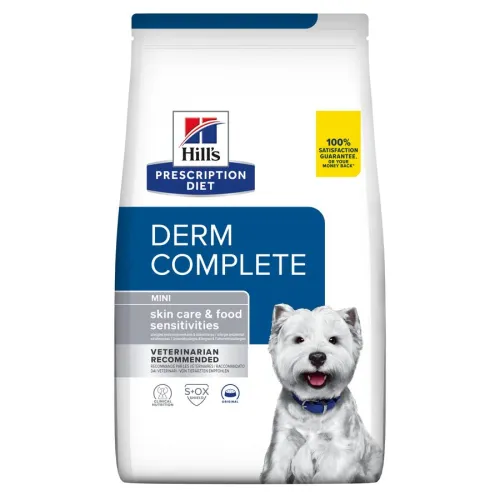 Hills Prescription Diet Derm Complete Mini pienso para perros