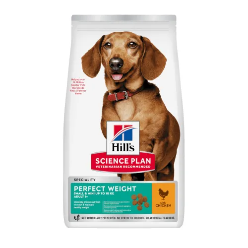 Hills Science Plan Perfect Weight Adult Small y Mini pienso para perros