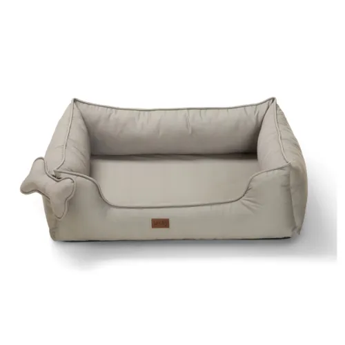 Leeby cama viscoelástica gris para perros