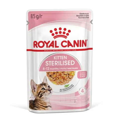 Royal Canin Kitten Sterilised gelatina para gatos