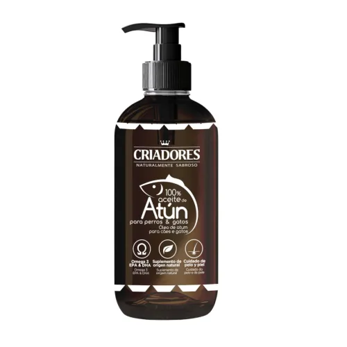 Criadores Aceite de Atún para perros y gatos