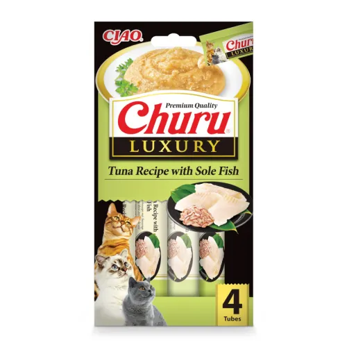 Churu Luxury Snack Atún y Lenguado para gatos