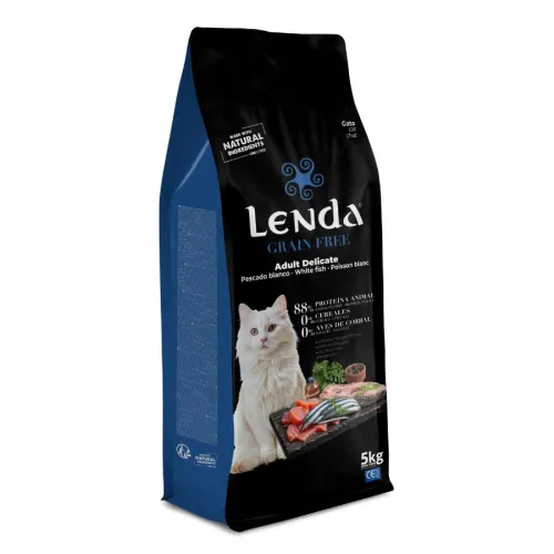Lenda Grain Free Pescado Blanco pienso para gatos