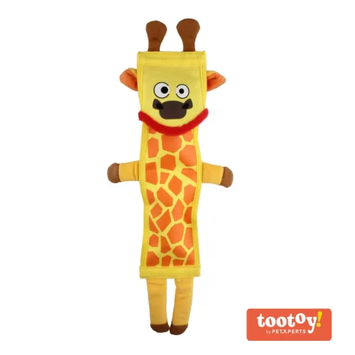 Tootoy! Comfort Resistant Giraffe Toy peluche para perros