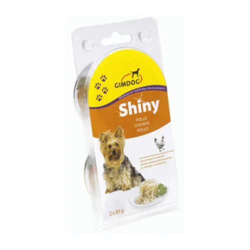 GimDog Shiny pollo lata para perros