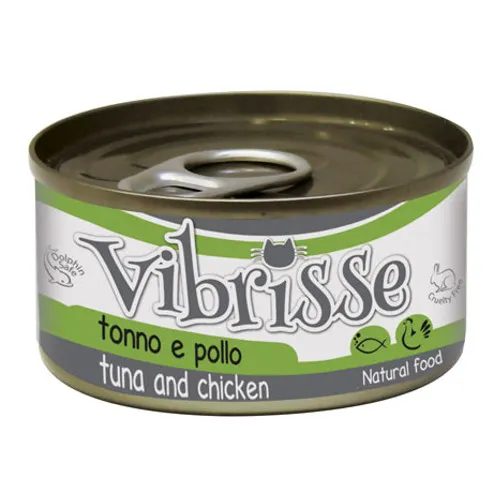 Croci Vibrisse Atún y Pollo lata para gatos