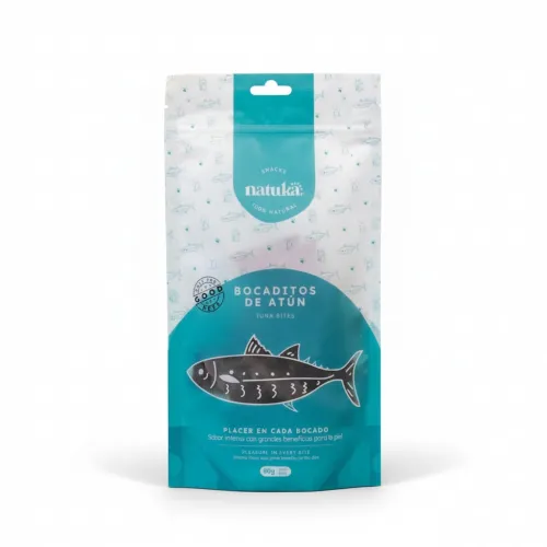 Natuka Bocaditos Atún Snack Natural para perros y gatos