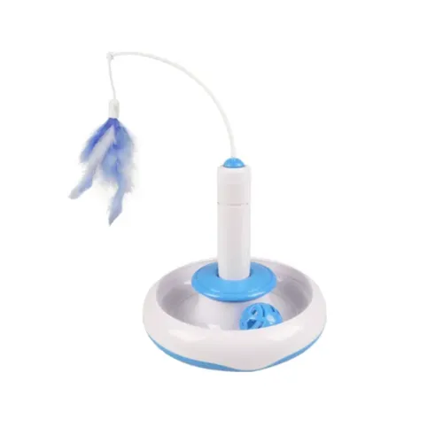 Flamingo Juguete Interactivo con Pluma para gatos