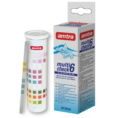 Amtra Multicheck 6 Test de Agua para acuarios
