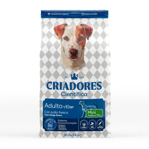 Criadores Científico Adulto Mini Pienso Pollo para perros