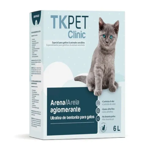 TK-Pet Clinic Arena Aglomerante Ultrafina para Kitten y Gatos Sensibles