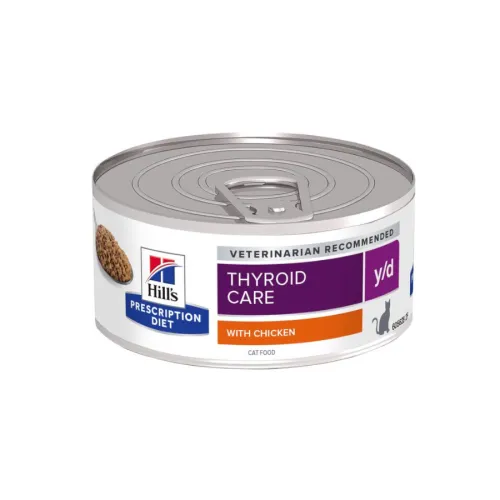 Hills Prescription Diet Thyroid Care y/d Pollo lata para gatos