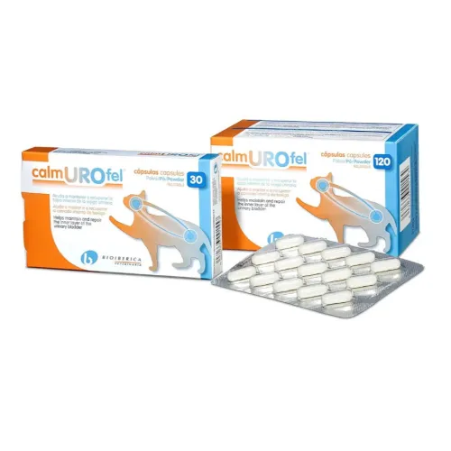 Bioiberica Calmurofel Cápsulas Suplemento urinario para gatos