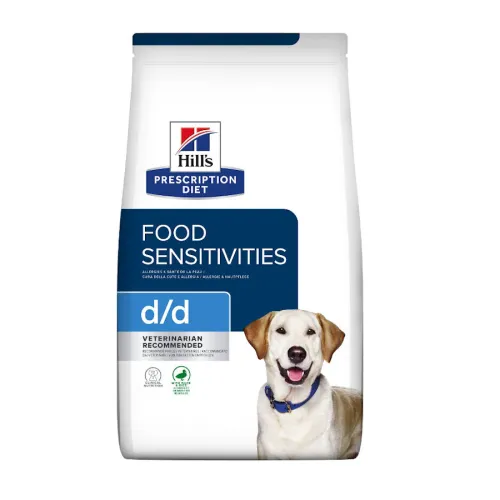 Hills Prescription Diet Food Sensitives d/d Pato pienso para perros
