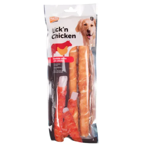 Flamingo Barritas Lickn Pollo para perros