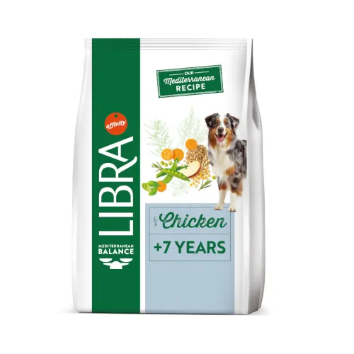 Libra +7 Pollo pienso para perros