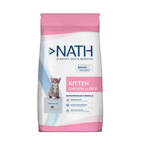 Nath Kitten Pollo y Arroz pienso para gatos