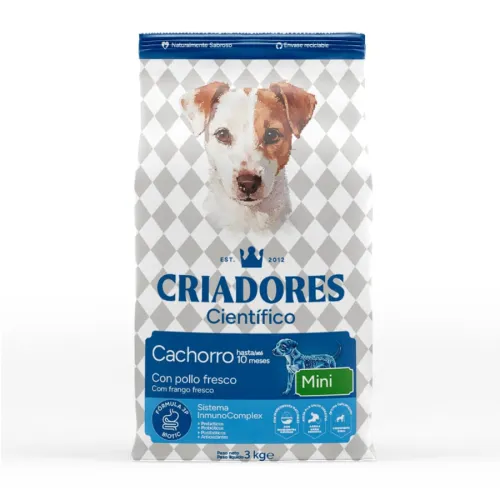Criadores Científico Mini Pienso Pollo para cachorros