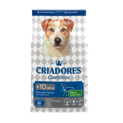 Criadores Científico Senior Pienso para perros de razas mini