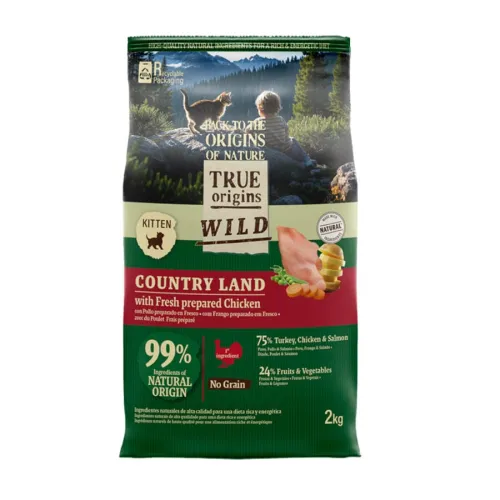 True Origins Wild Kitten Pollo y Pavo Pienso para gatos