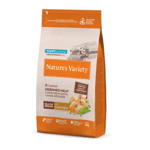 Natures Variety Healthy Grains Puppy Medium Maxi Pollo pienso para perros