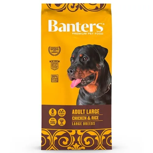 Banters Adult Large Pollo pienso para perros