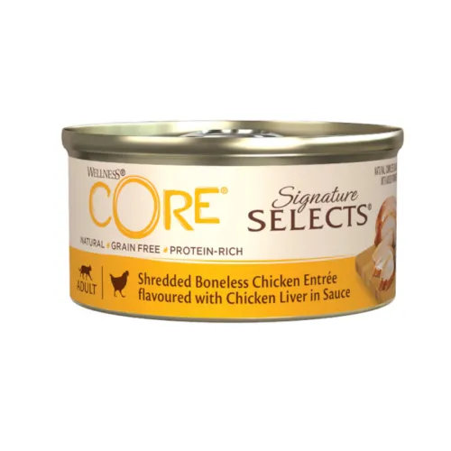 Wellness Core Shredded Pollo lata para gatos