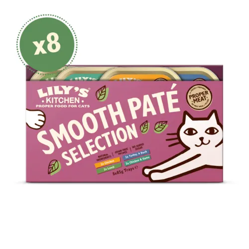 Lilys Kitchen Feline Smooth Selection paté tarrinas para gatos