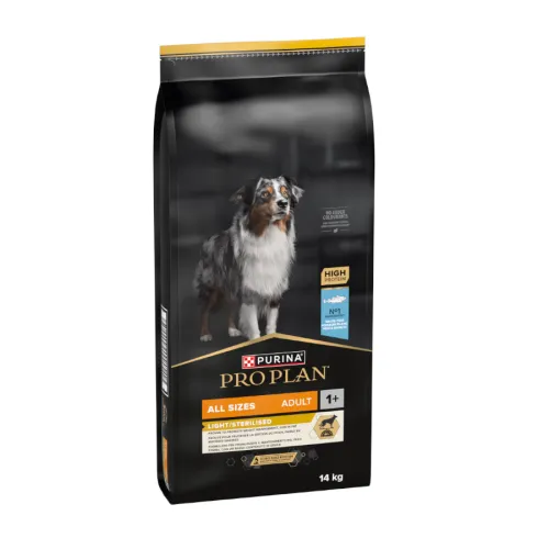 Pro Plan Adult All Sizes Light/Sterilised Pescado Blanco pienso para perros