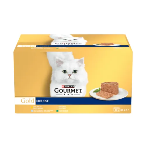 Gourmet Mousse Pack Surtido lata para gatos