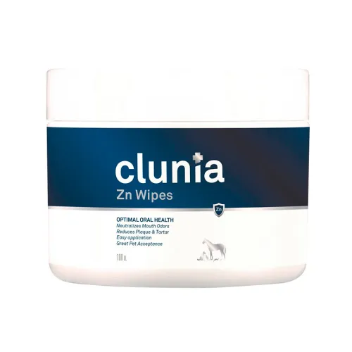 Vetnova Clunia Zn Toallitas Bucales para perros y gatos