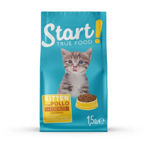 Start Kitten Pollo y Cereales pienso para gatos