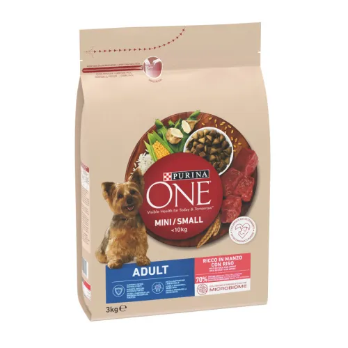 Purina One Mini Adult Bifensis Buey pienso para perros