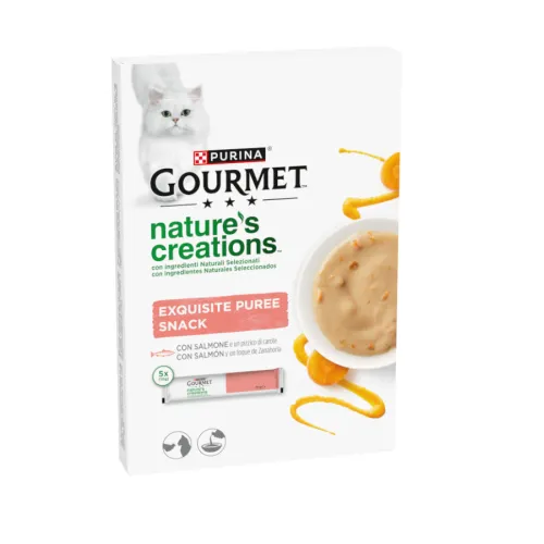 Gourmet Nature’s Creations Snack Húmedo de Salmón para gatos