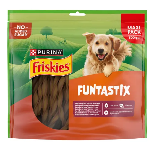 Friskies Funtastix Barritas de Queso y Bacon para perros