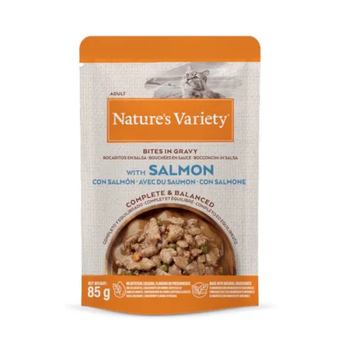 Natures Variety Adult Salmón sobre en salsa para gatos